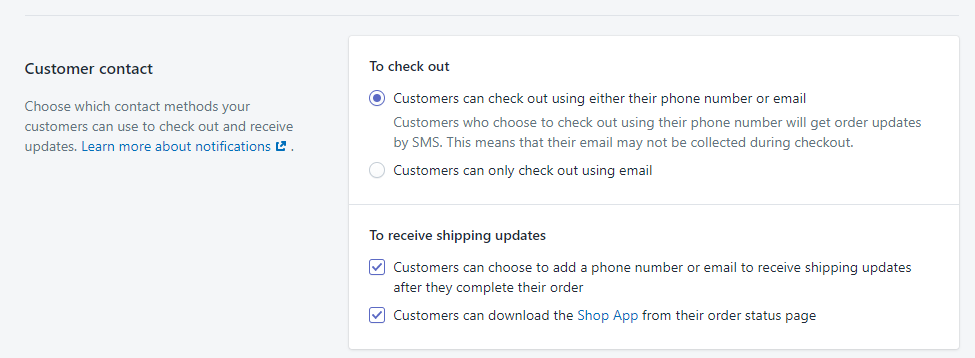 settings shopify settings about customer registered_dropshipman